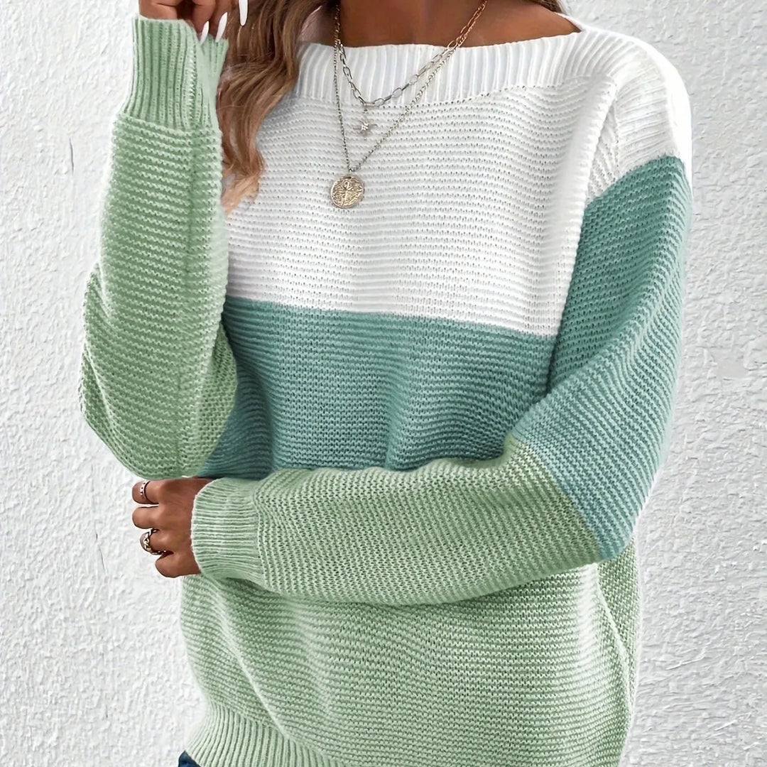Amara™ | Stylowy sweter patchworkowy w trzech odcieniach