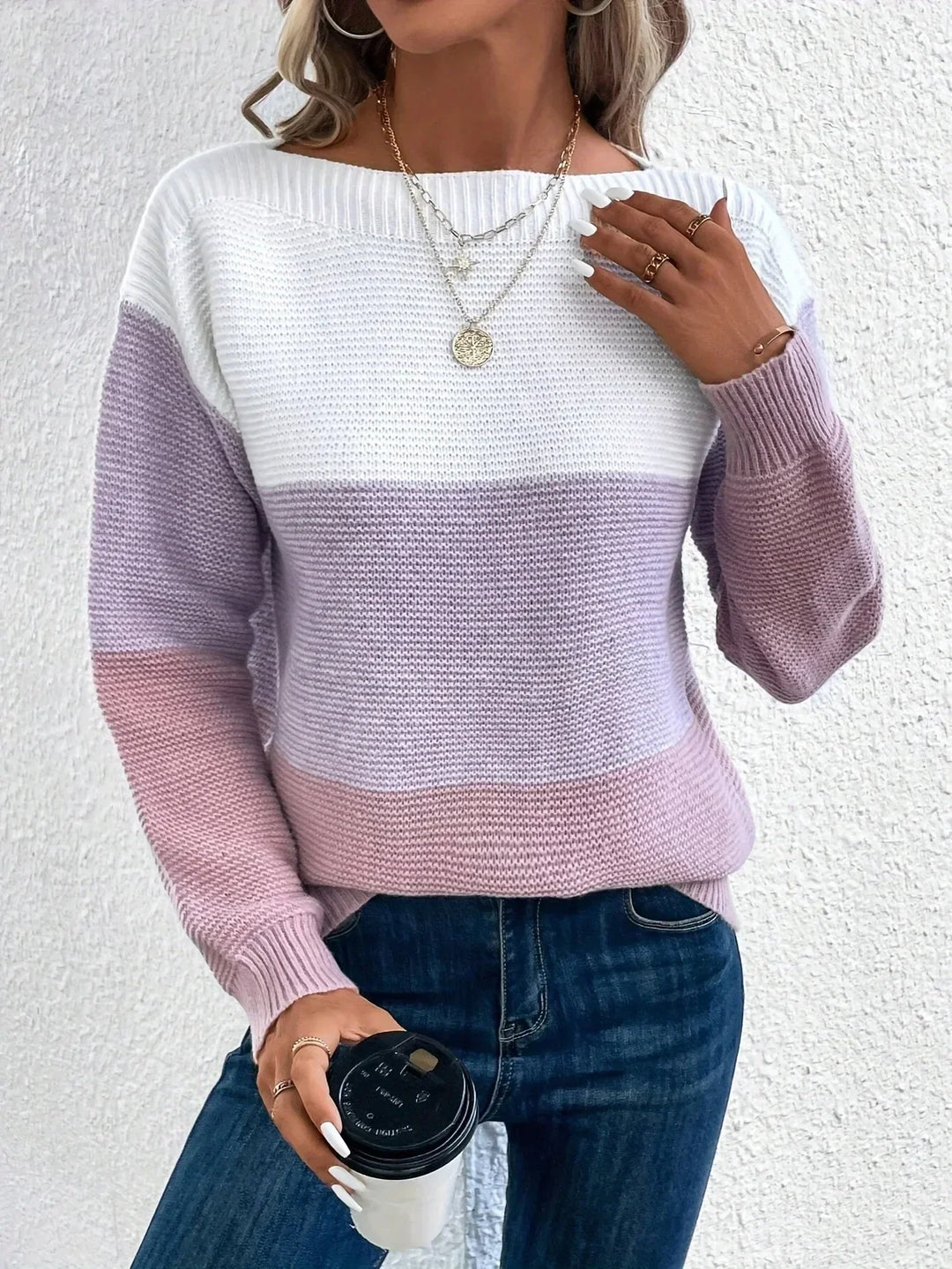 Amara™ | Stylowy sweter patchworkowy w trzech odcieniach