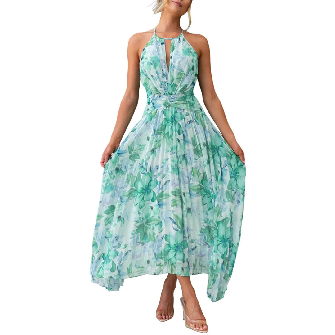 Tropikalna Elegancja – Sukienka Maxi