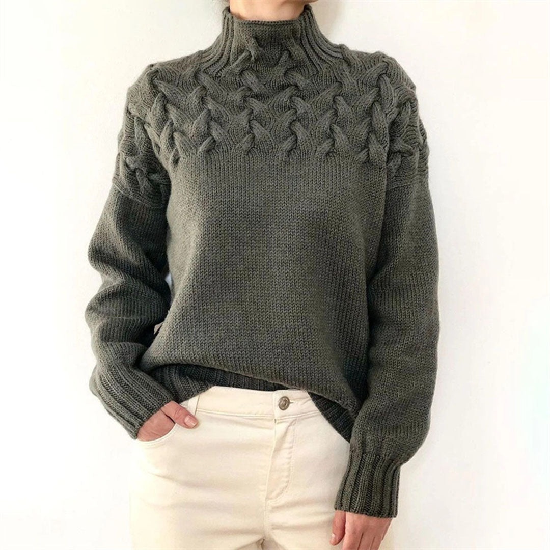 Kylie™ | Sweter dzianinowy z golfem
