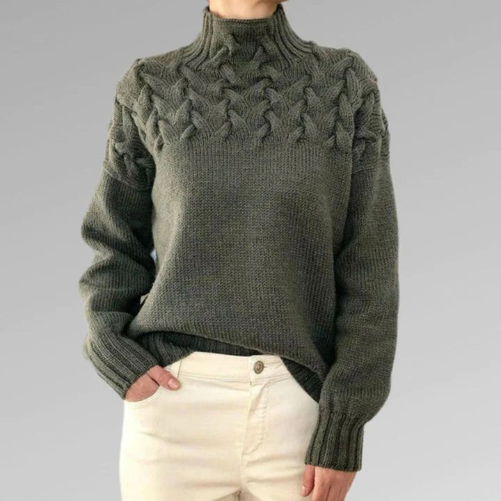 Kylie™ | Sweter dzianinowy z golfem