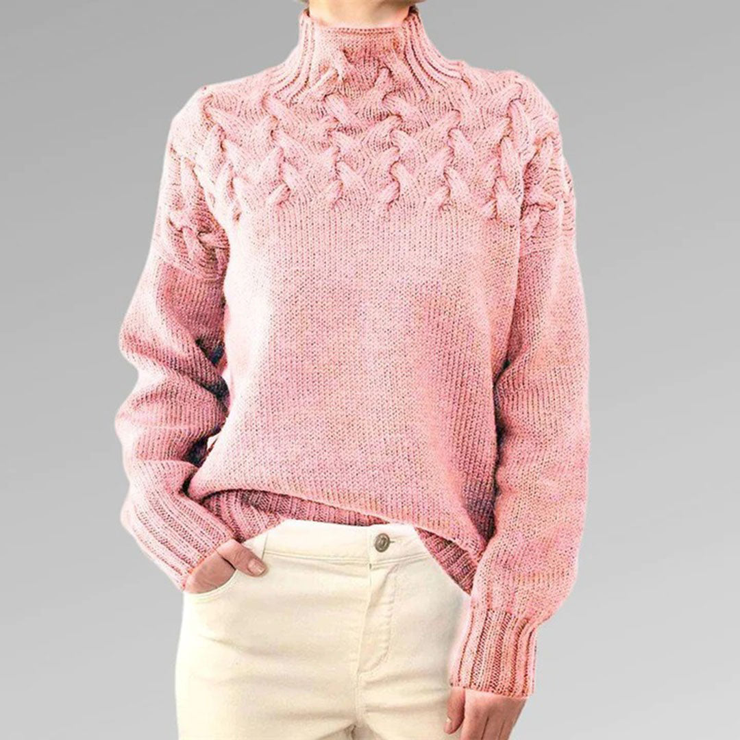 Kylie™ | Sweter dzianinowy z golfem