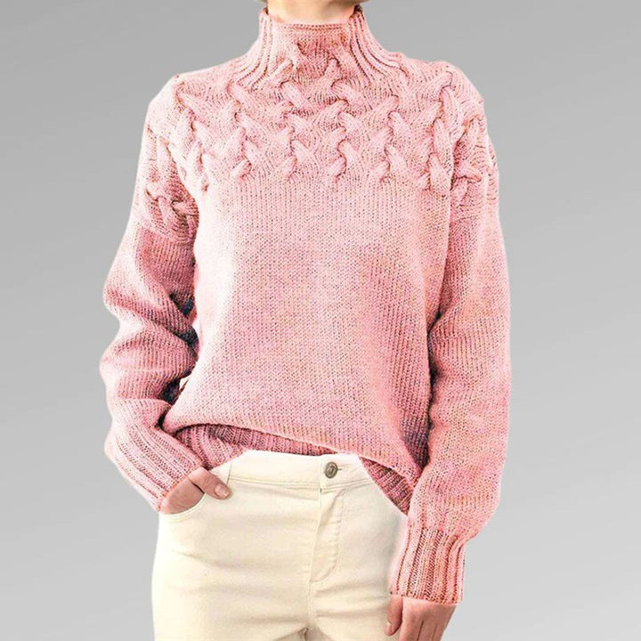 Kylie™ | Sweter dzianinowy z golfem