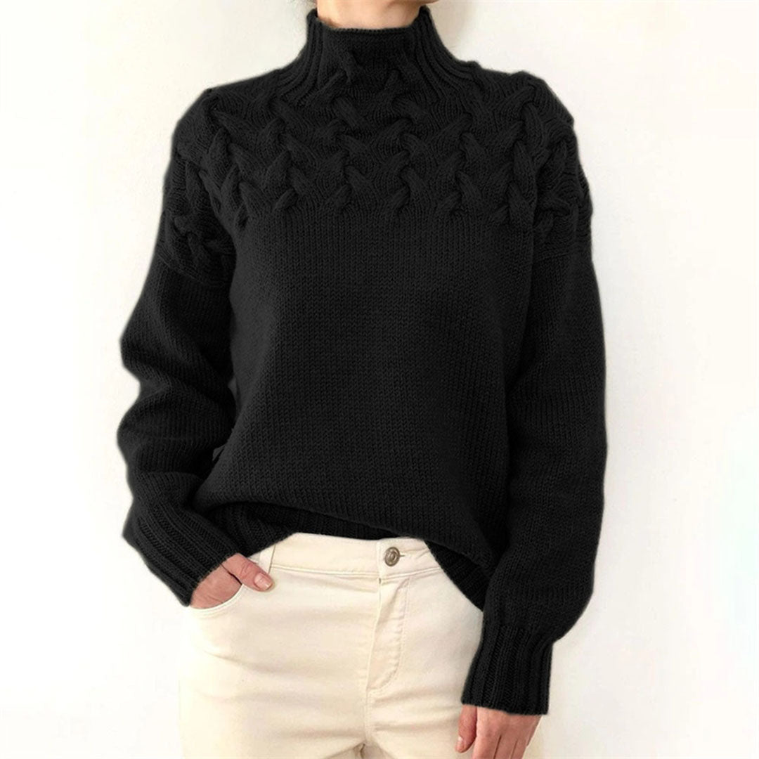 Kylie™ | Sweter dzianinowy z golfem
