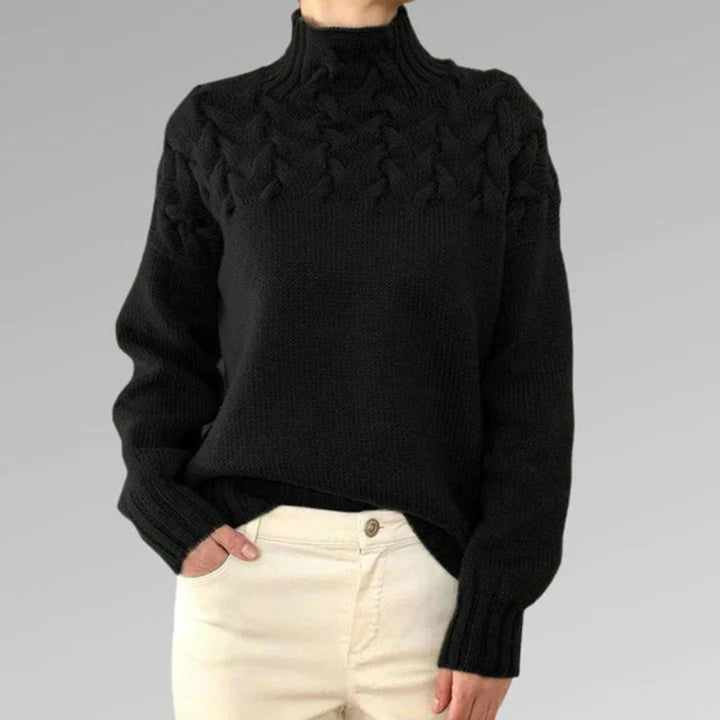 Kylie™ | Sweter dzianinowy z golfem