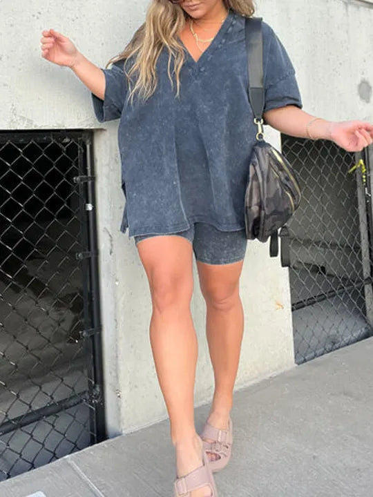 Maja – Oversize'owa koszulka i spodenki