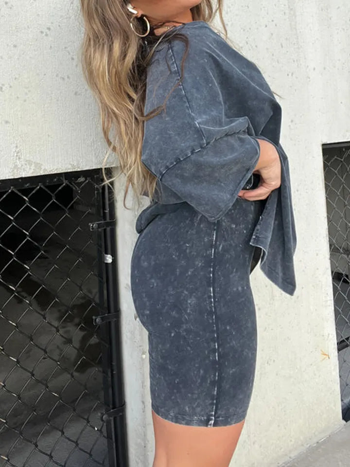 Maja – Oversize'owa koszulka i spodenki