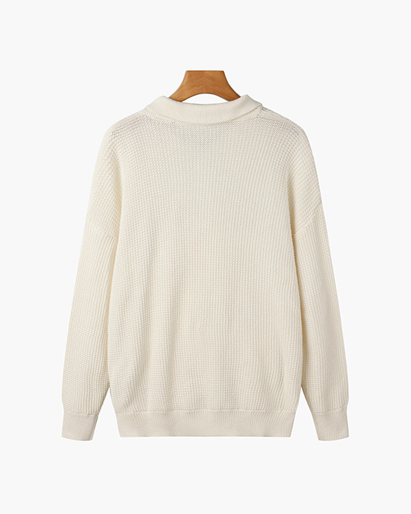 Sweter GONGJU z zamkiem