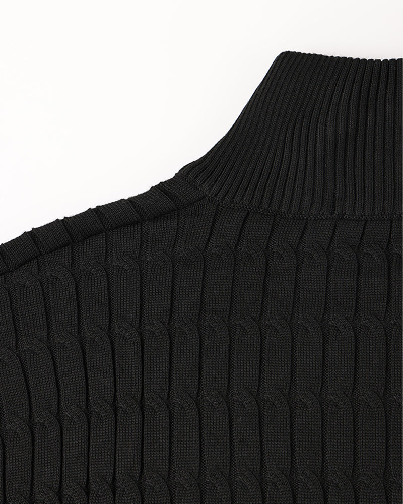 GWANGJU Sweter z pół-zamkiem