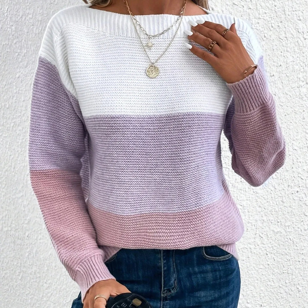 Amara™ | Stylowy sweter patchworkowy w trzech odcieniach