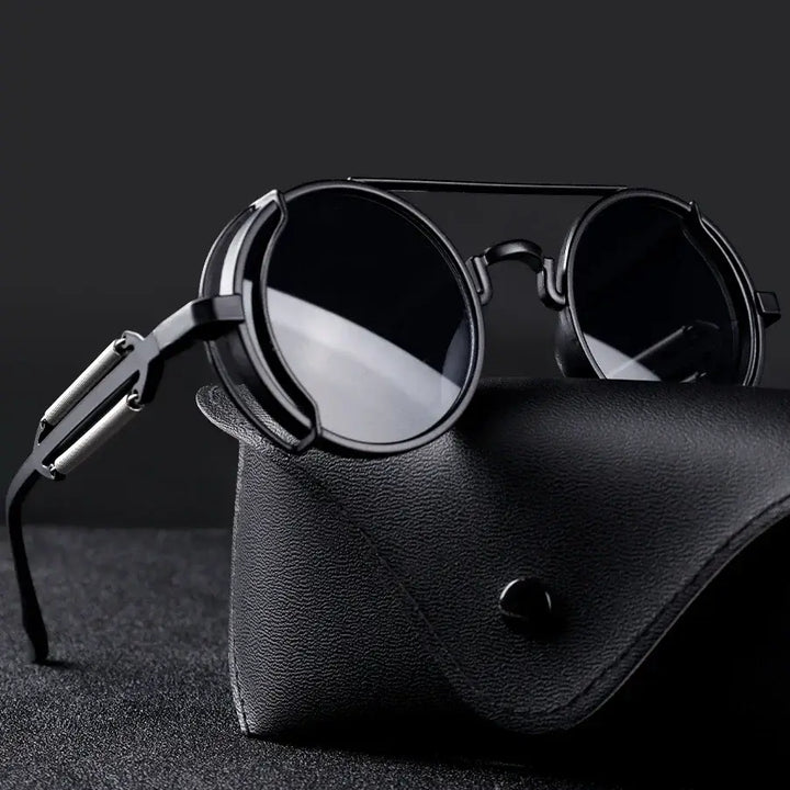 Okulary przeciwsłoneczne w stylu vintage steampunk