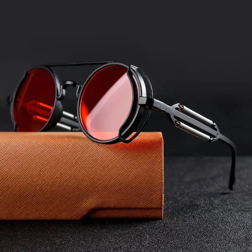 Okulary przeciwsłoneczne w stylu vintage steampunk