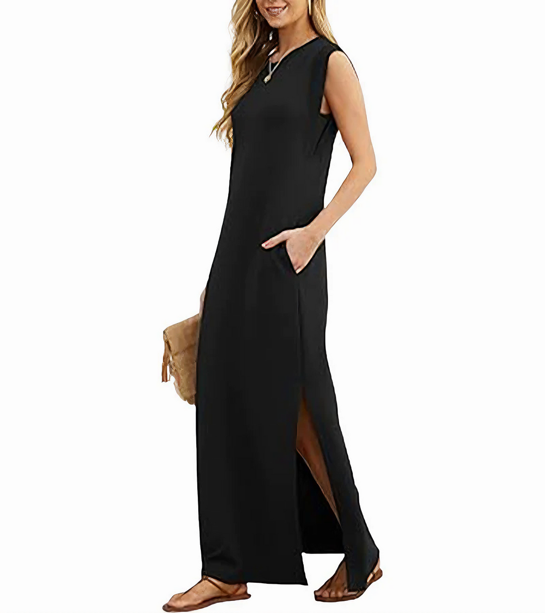 Katarzyna – Sukienka Maxi z Luzem