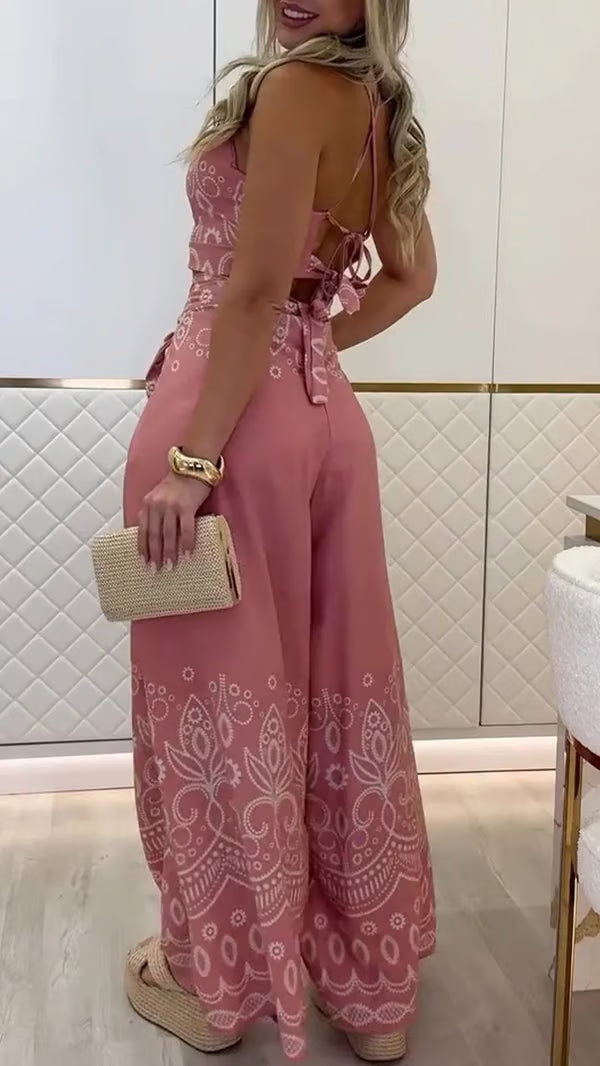 Anna – Dwuczęściowy Komplet z Wzorem Boho