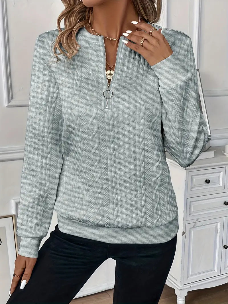 Emy | Sweter z zamkiem