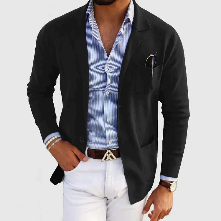 ROSSI ROMA | Luksusowy Męski Blazer z Miękkiego Materiału