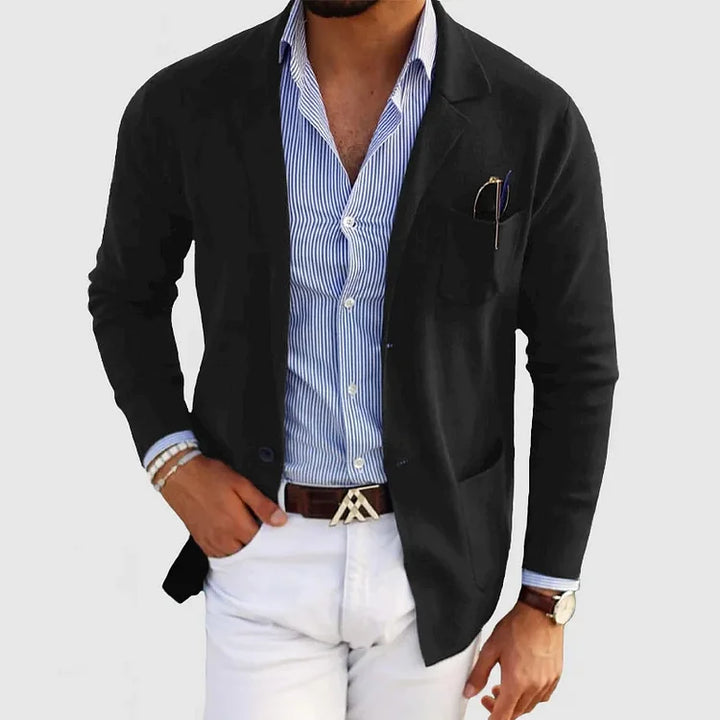 ROSSI ROMA | Luksusowy Męski Blazer z Miękkiego Materiału