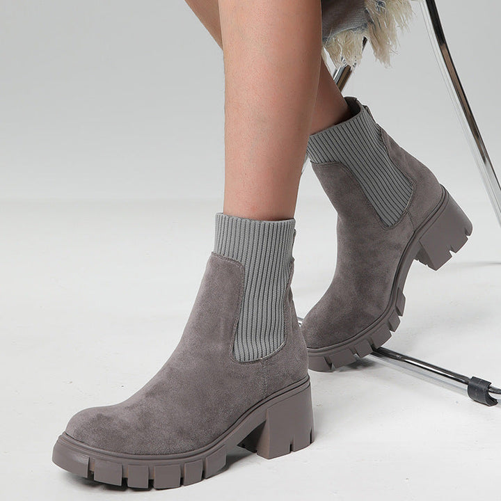 Lena – Eleganckie zimowe buty z zamszu dla kobiet