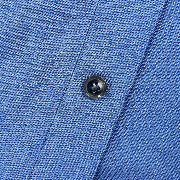Męska letnia moda - lniana koszula z długim rękawem MTA1184G6P