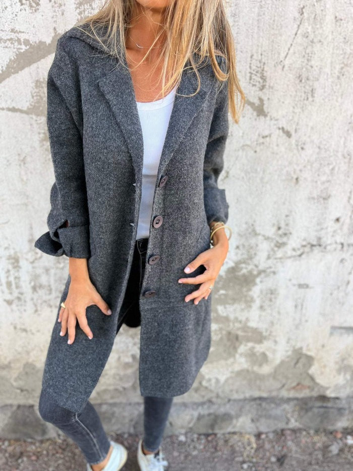 Simone™ - Casual długi płaszcz na jesień