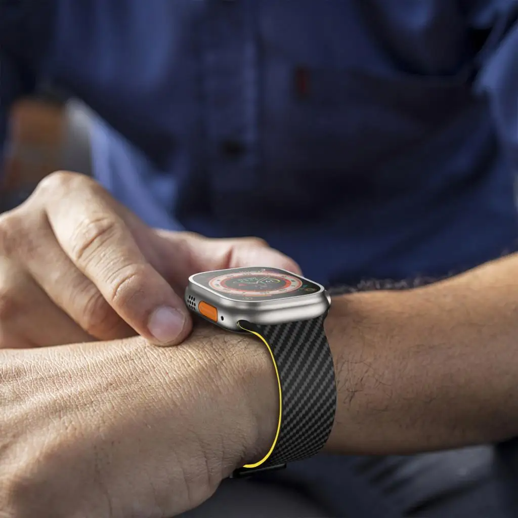 Pasek do Apple Watch z włókna węglowego Pulse