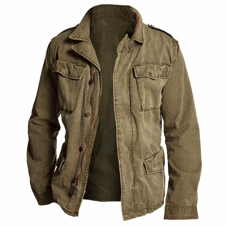 Męska Vintage Casual Kurtka Robocza 67912635TO