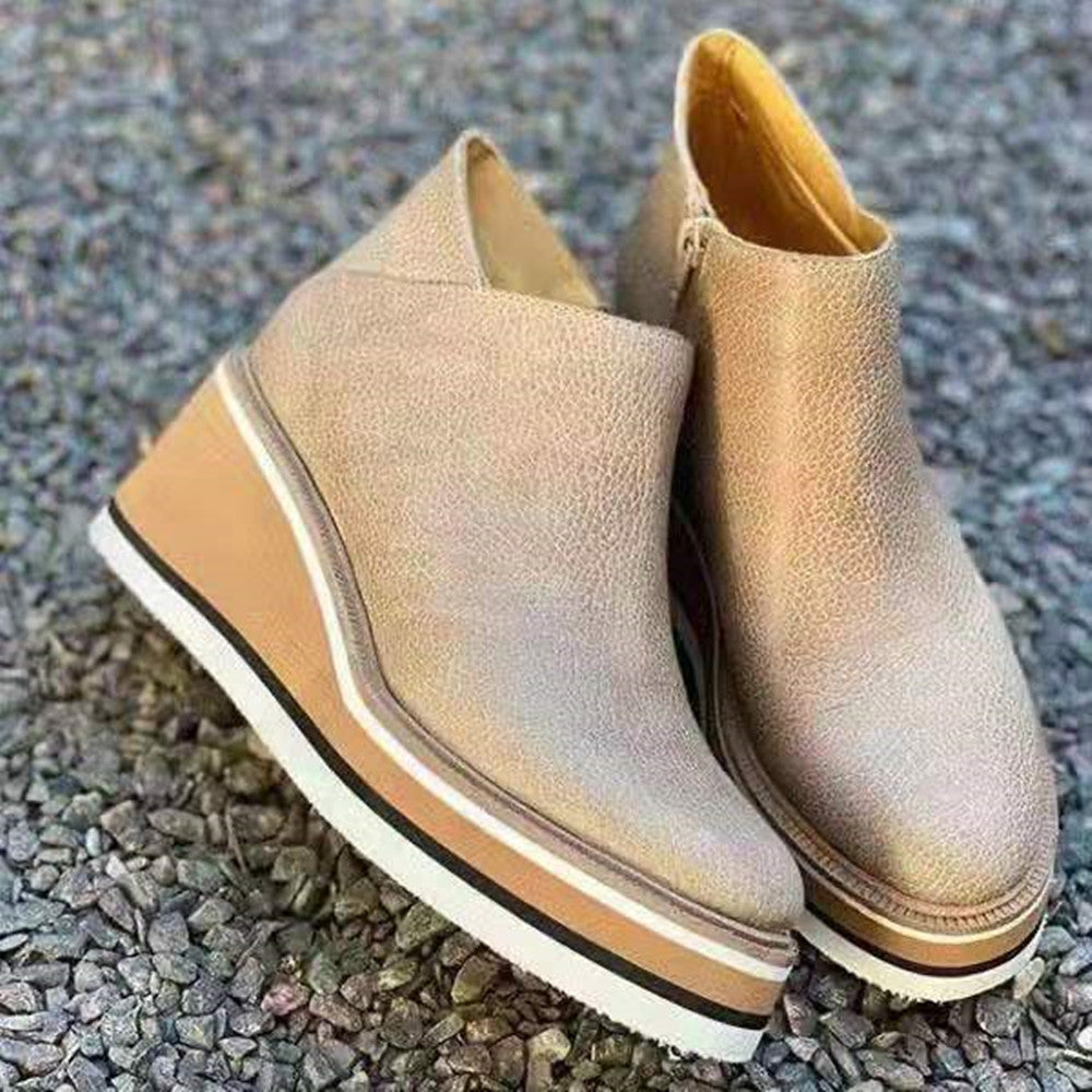 Lucia - Orthopedyczne skórzane sneakersy z wygodną podeszwą