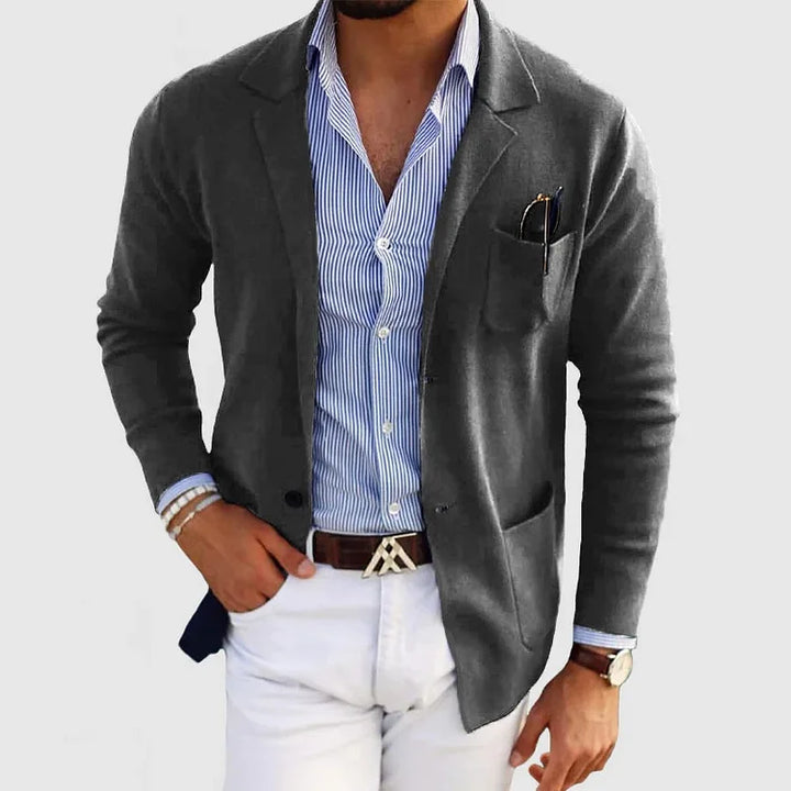ROSSI ROMA | Luksusowy Męski Blazer z Miękkiego Materiału