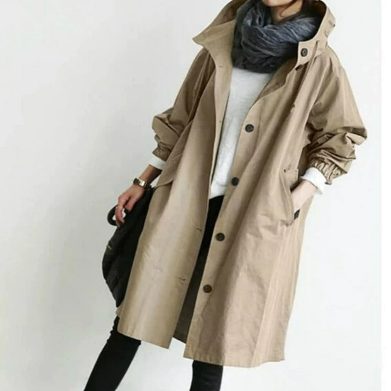 Mandy | Elegancki i wodoodporny płaszcz trench
