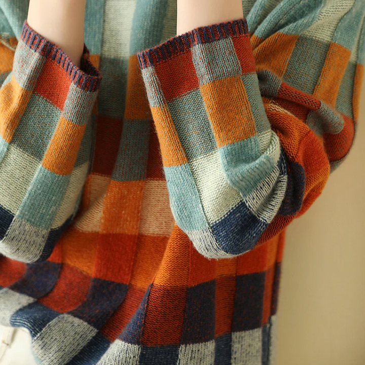 Aria | Elegancki sweter z kołnierzykiem
