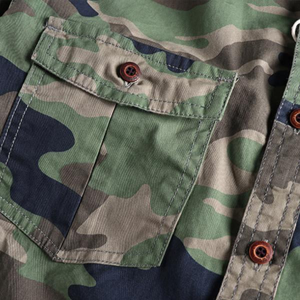 MĘSKA KOSZULA KARGO CAMO W PRANIE 88116439M