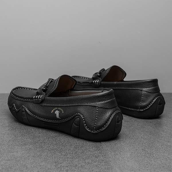 MĘSKIE CASUALOWE RĘCZNIE SZYTE BUTY SKÓRZANE 11426926