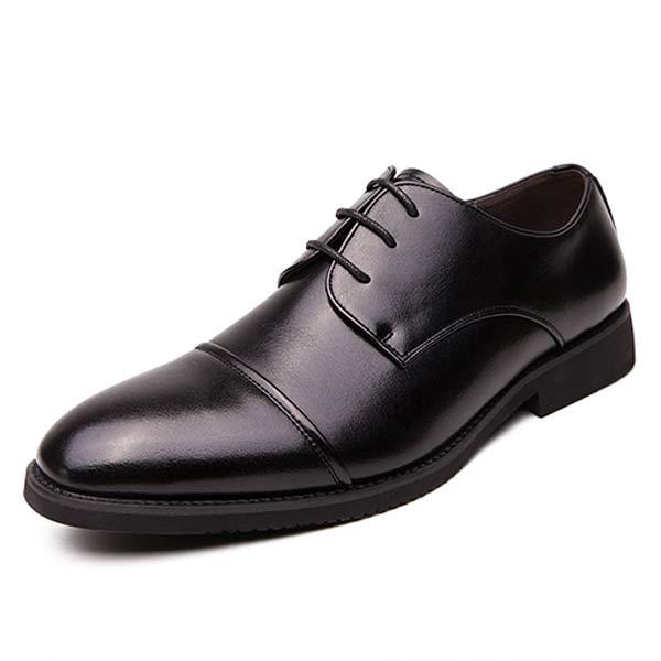 MĘSKIE KLASYCZNE SKÓRZANE BUTY BIUROWE 06388855