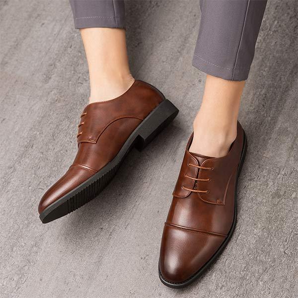 MĘSKIE KLASYCZNE SKÓRZANE BUTY BIUROWE 06388855