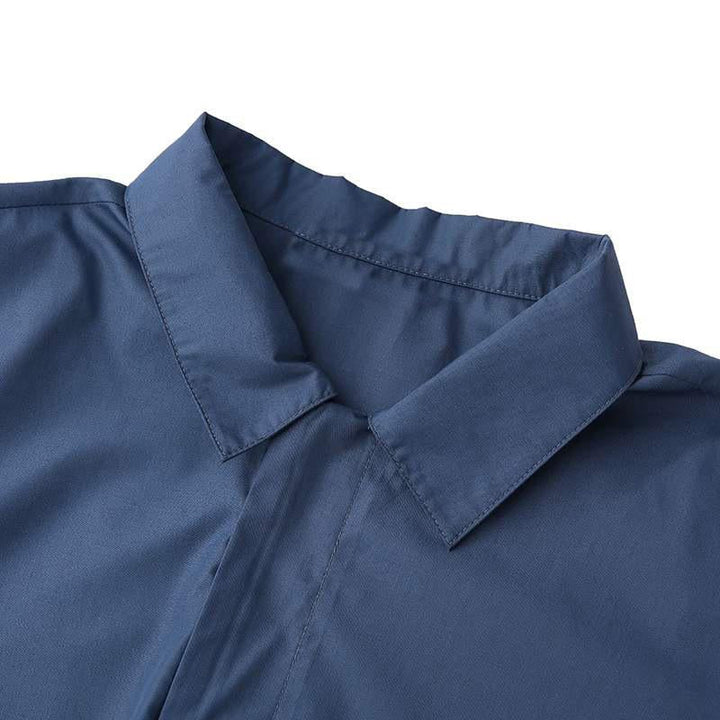 Męski Casual Kombinezon Cargo z Wieloma Kieszeniami 32278228Y