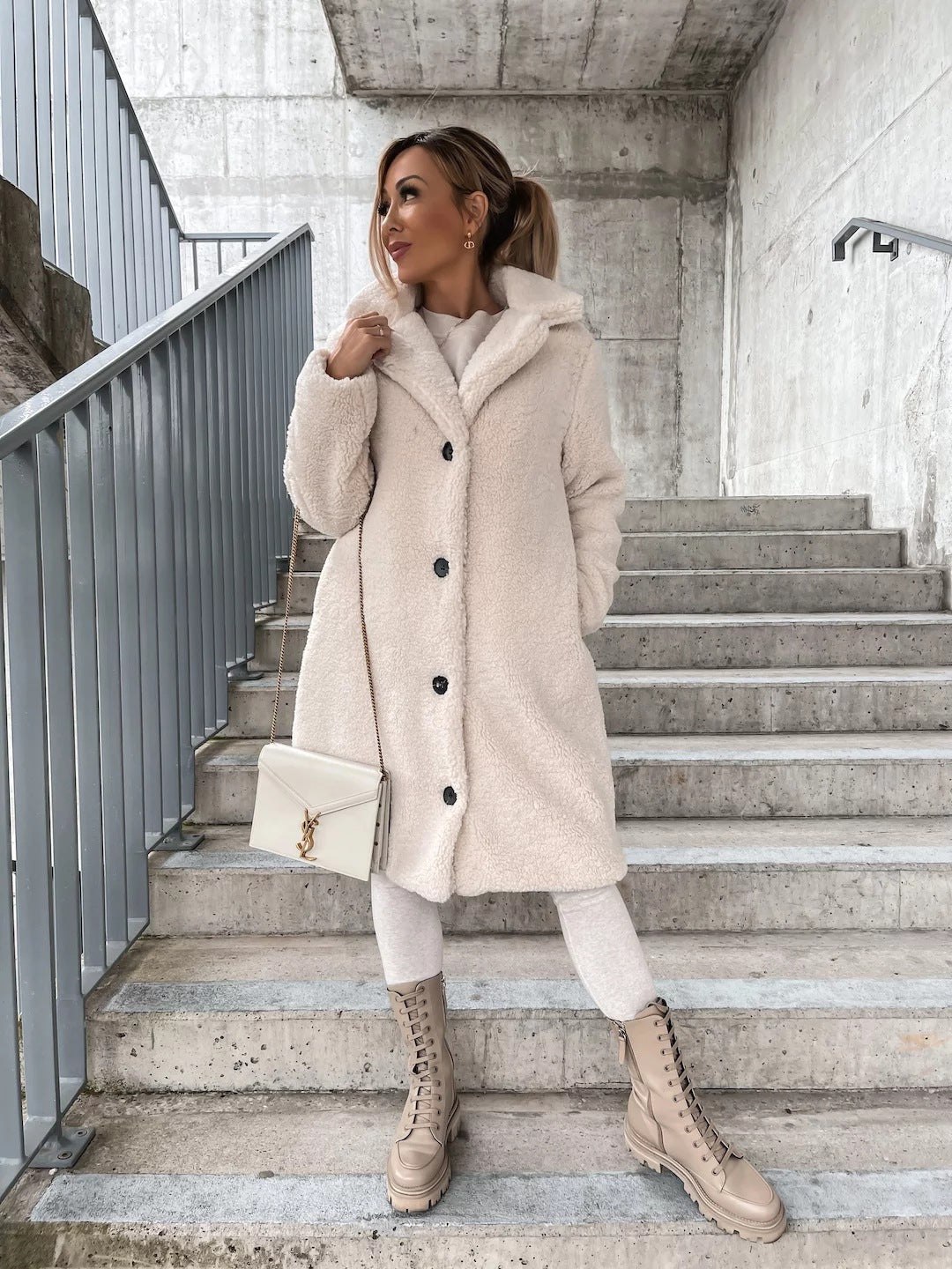 Luana - Puchowy Teddy Jacket