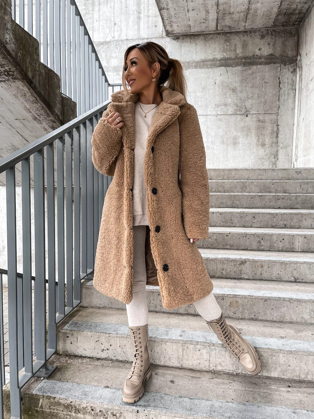 Luana - Puchowy Teddy Jacket