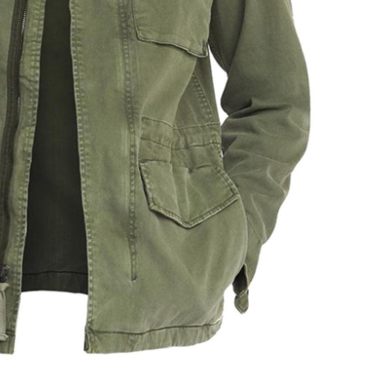 Męska Retro Casual Field Kurtka Robocza z Wiele Kieszeni 41579884TO