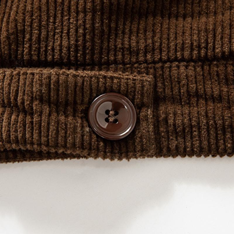 Męska kurtka dżinsowa z pluszowym kołnierzem w stylu vintage 67542039Y