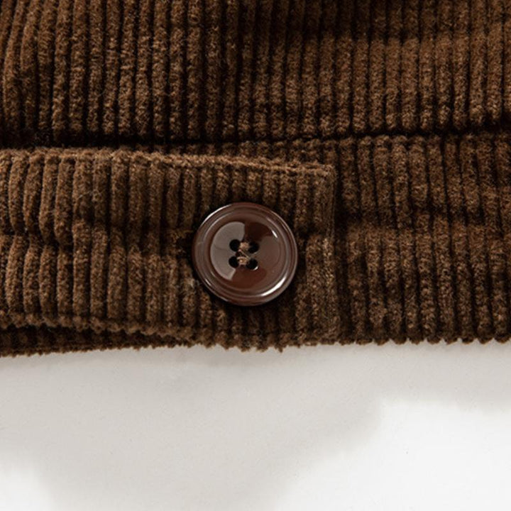 Męska kurtka dżinsowa z pluszowym kołnierzem w stylu vintage 67542039Y