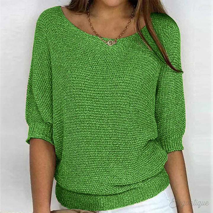 Antoinette™ | Luźny Sweter w Stylu Cozy Chic