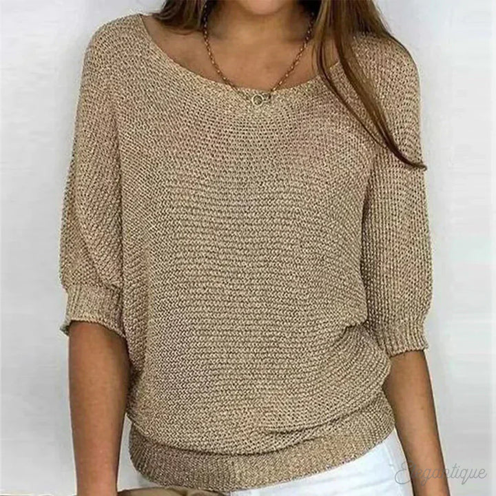 Antoinette™ | Luźny Sweter w Stylu Cozy Chic